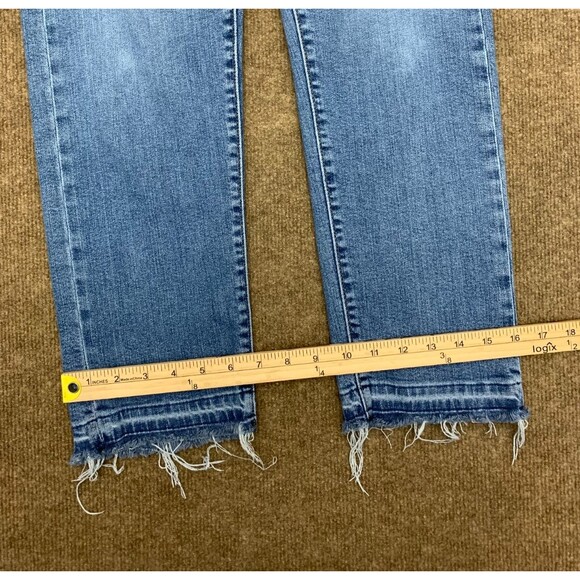 Levis Jeans Womens 30 Wedgie Straight Button Fly High Rise Released Hem Denim - Picture 7 of 11